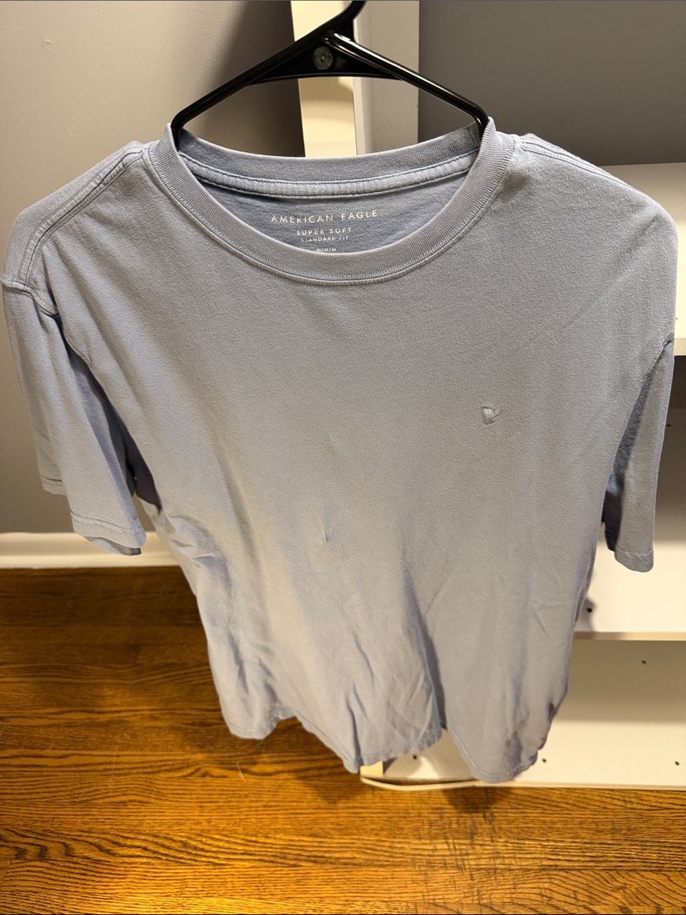 American Eagle Outfitters Light Blue Short Sleeve Crew Tee